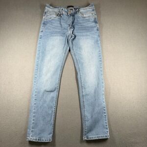 Steve's Jeans Jeans Mens 30x30 Blue Slim Straight Stretch Denim Light Wash